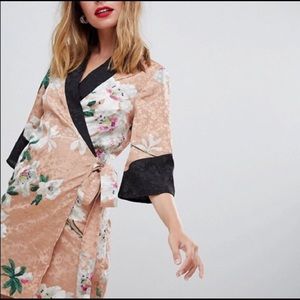 ASOS design petite kimono minidress